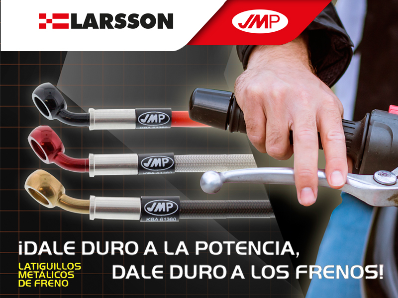 Larsson presenta la nueva gama de latiguillos metálicos JMP