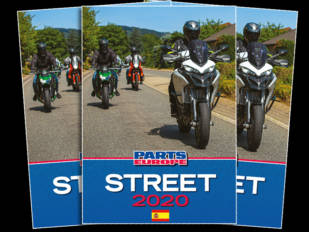 Todo lo necesario en el nuevo catálogo Street 2020 de Parts Europe Todo lo necesario en el nuevo catálogo Street 2020 de Parts Europe