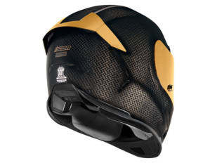 Icon lanza el espectacular casco Airframe Pro Carbon Gold