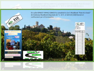 Ya tenemos el diploma de finisher de la «1ª e-Roadbook Ruta de les Vinyes»