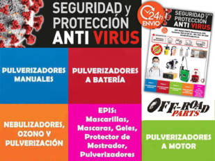Off Road Parts suministra productos de protección contra el Coronavirus Off Road Parts suministra productos de protección contra el Coronavirus