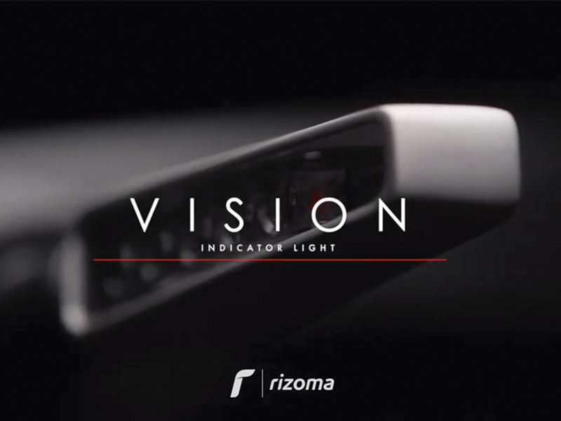 Indicaciones con estilo con los intermitentes secuenciales Vision de Rizoma