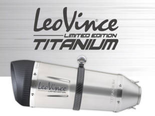 LeoVince lanza una edición limitada de silenciadores que combinan titanio y fibra de carbono