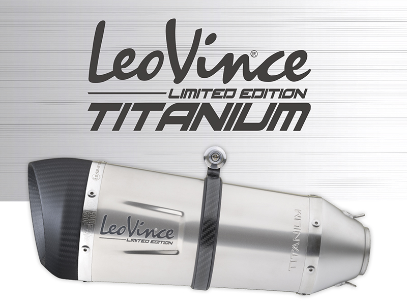 LeoVince lanza una edición limitada de silenciadores que combinan titanio y fibra de carbono