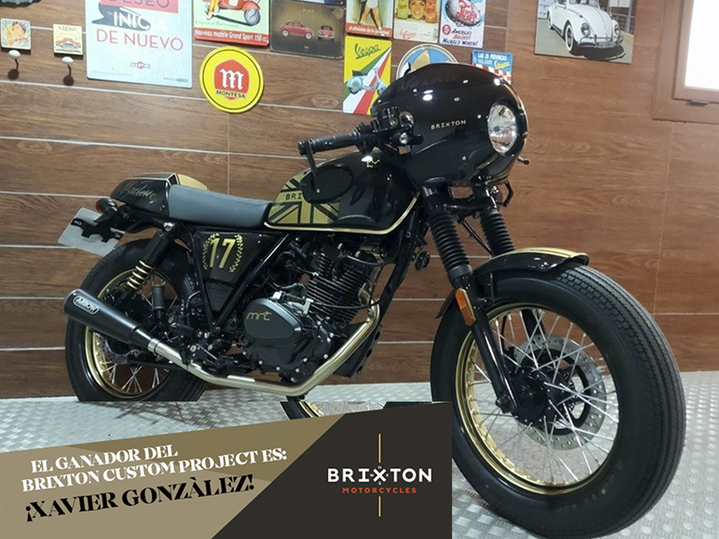 Xavier Gonzàlez, ganador del Brixton Custom Project