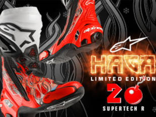 Alpinestars lanza las botas Supertech R Race ‘Haga 20’