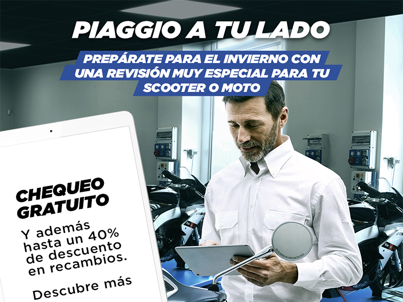 Grupo Piaggio relanza la promoción “Piaggio a tu lado” para las motos de 4 años o más