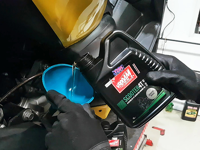 Aceites de motor para el segmento escúter y maxi escúter: Fiabilidad para el día a día