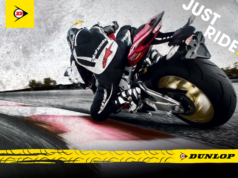 Just Ride es el lema de la nueva identidad de marca de Dunlop Moto en Europa
