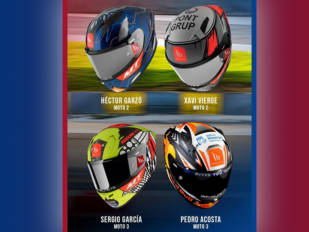 MT Helmets muestra sus últimas creaciones para Moto2 y Moto3