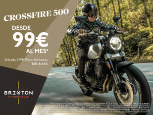 La Brixton Crossfire 500 sigue a 99 euros al mes La Brixton Crossfire 500 sigue a 99 euros al mes