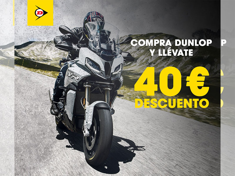 Dunlop devuelve 40€ por la compra de sus neumáticos