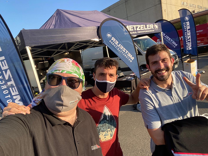 Metzeler fue el patrocinador principal de la Crom Ride 2021