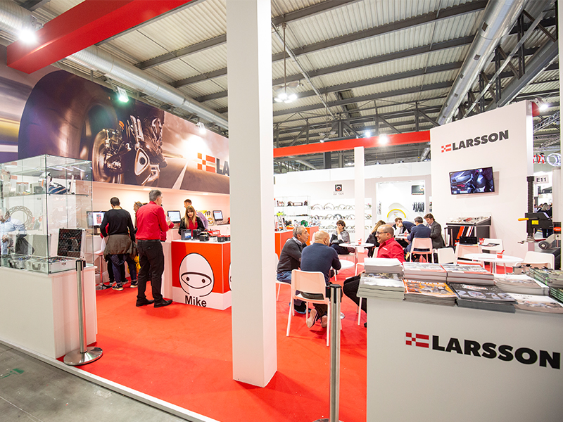 Larsson, otro expositor en EICMA 2021