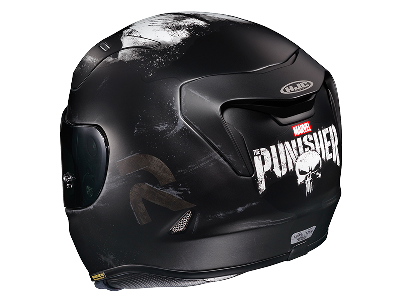 El casco deportivo HJC RPHA 11…¡en versión The Punisher Marvel!