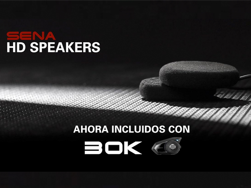 Sena incorpora a su sistema de comunicación 30K unos altavoces HD de alta calidad