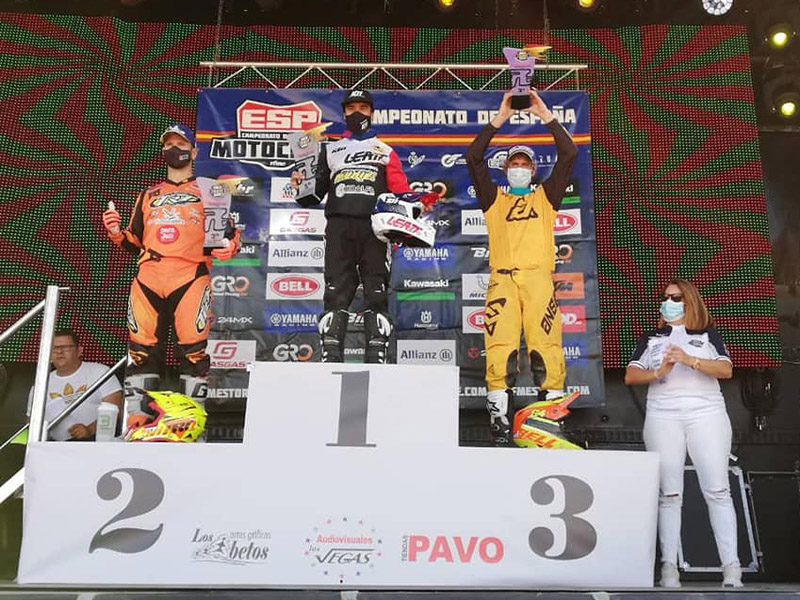 Ramon Brucart consigue la tercera posición en la cita de Badajoz del Campeonato de España de Motocross