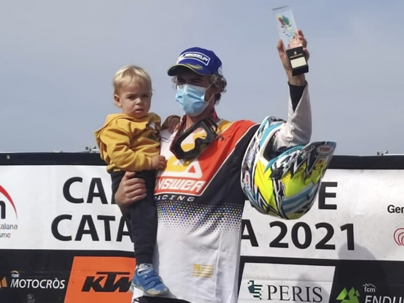 Ramon Brucart revalida el título de Campeón de Catalunya de Motocross