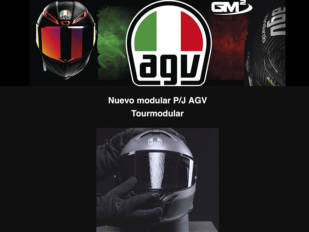 GM2 ya comercializa el nuevo casco modular de AGV