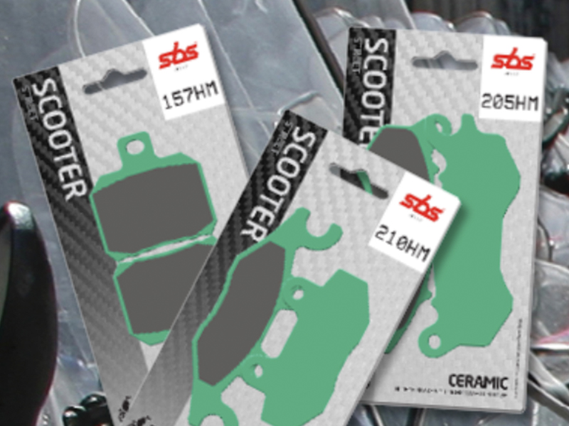 Euromoto85 distribuye las pastillas de freno HM para escúter de la marca SBS