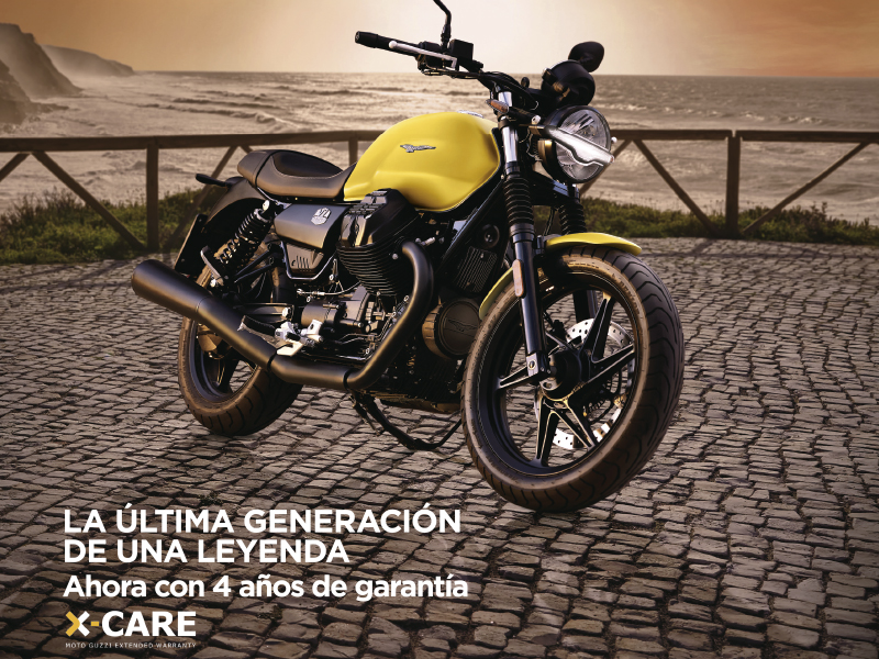 Promoción de 4 años de garantía paras las Moto Guzzi V7, V9 y V85 TT