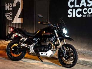 Piaggio España Y Classic Co. se unen para transformar la Moto Guzzi V85TT