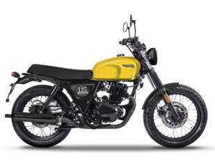 La Brixton Cromwell 125 más llamativa es la Yellow Submarine