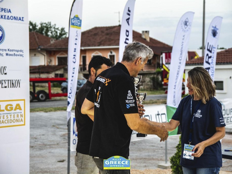 Ricardo Ramilo, tercero en el Rally Raid de Grecia
