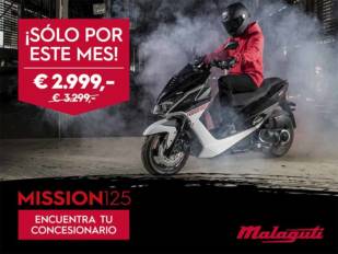 Compra la Malaguti Mission 125 con 300 euros de descuento durante este mes de julio Compra la Malaguti Mission 125 con 300 euros de descuento durante este mes de julio