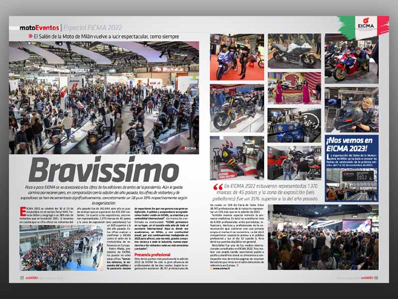 Especial EICMA 2022 y mucho más en el número 313 de MotoTaller
