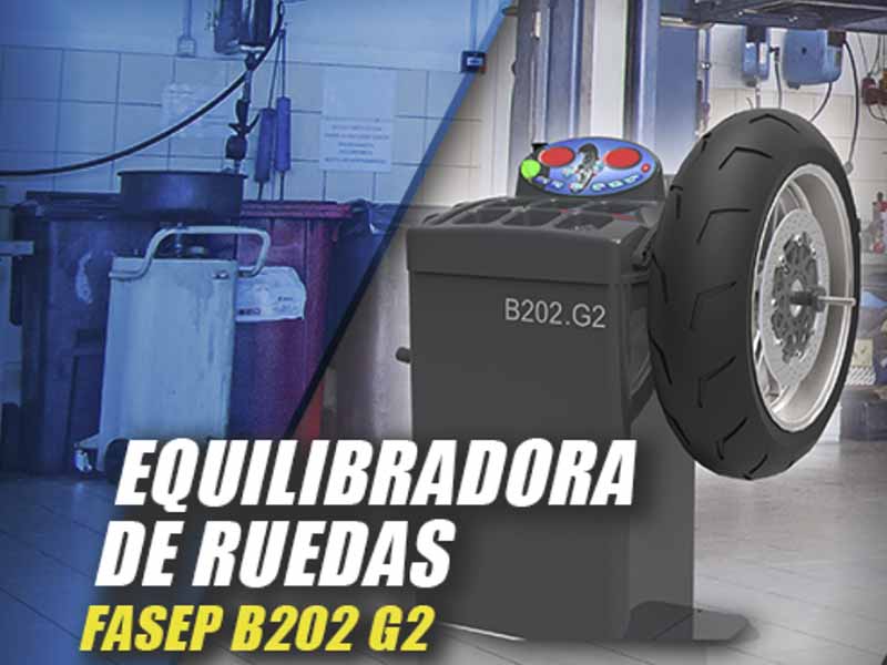 Motorecambios Larsson presenta la equilibradora de ruedas FASEP B202 G2
