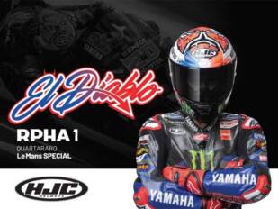 HJC Helmets presenta el casco RPHA 1 Quartararo Le Mans Replica de Edición Limitada
