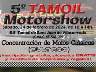 El próximo 24 de febrero no te pierdas el 5º Tamoil Motorshow