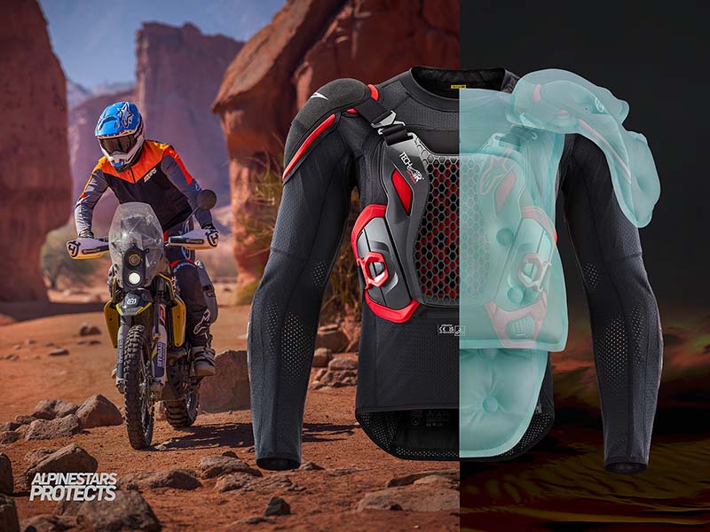 Alpinestars presenta un avanzado sistema de airbag electrónico: Tech-Air Offroad