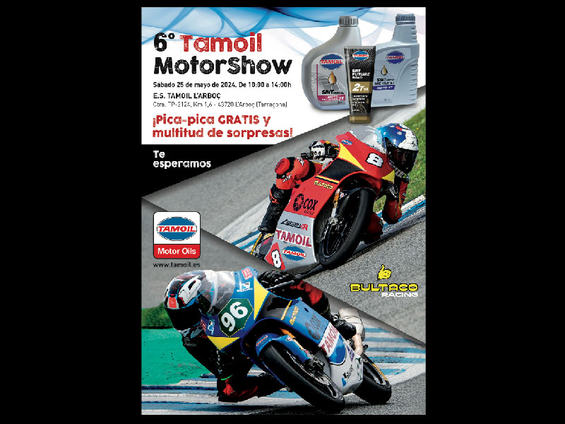 No te pierdas el 6º Tamoil Motorshow