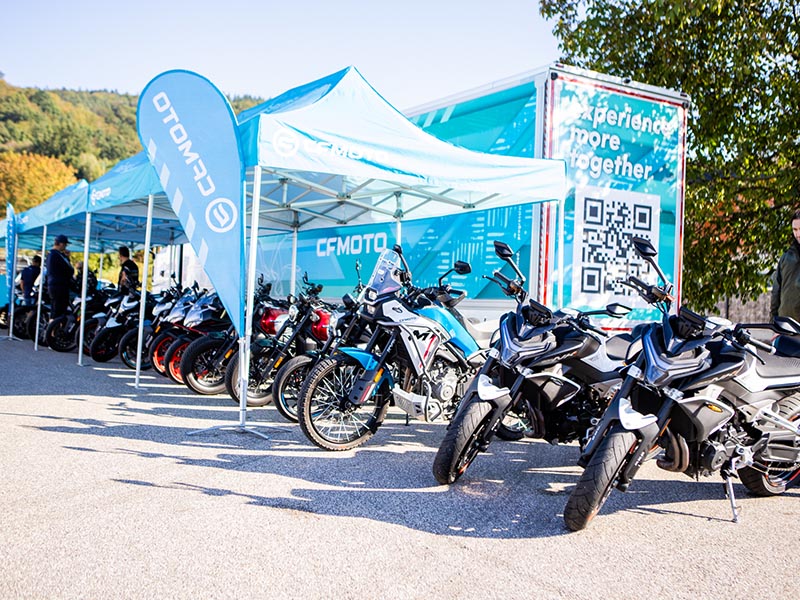 El CFMOTO Demo Tour aterriza en Valencia, Málaga y Madrid