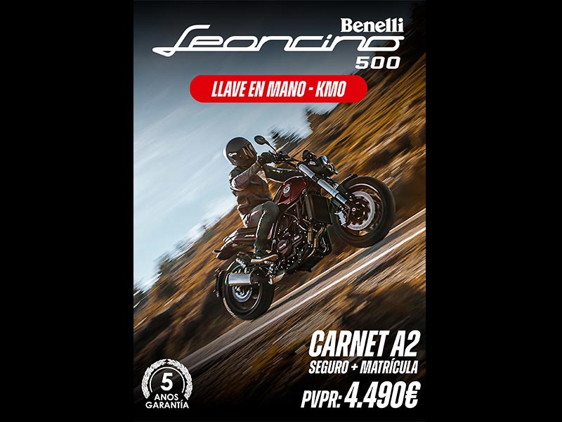 Benelli lanza una promoción exclusiva para la gama Leoncino 500