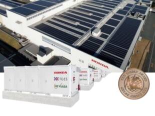 El sistema de almacenamiento de energía de GS Yuasa, galardonado en los New Energy Awards 2024