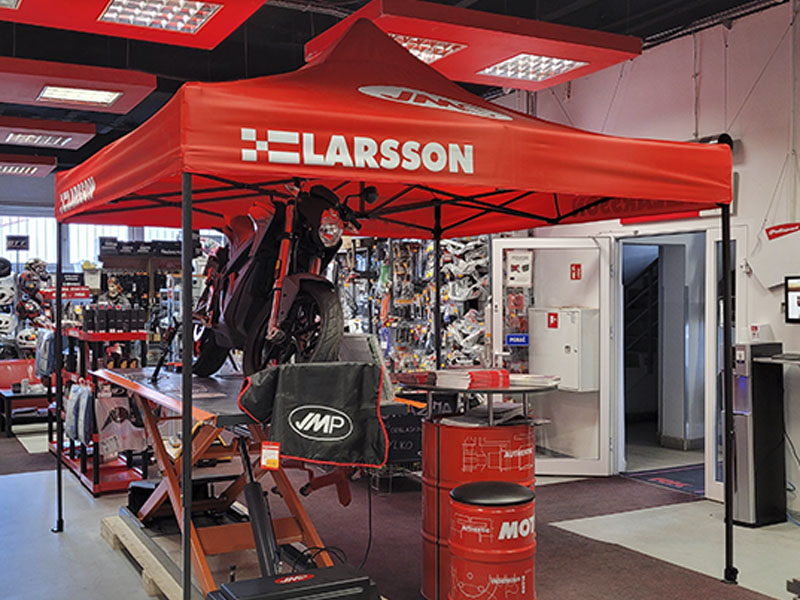 Larsson equipa tu box con soluciones JMP