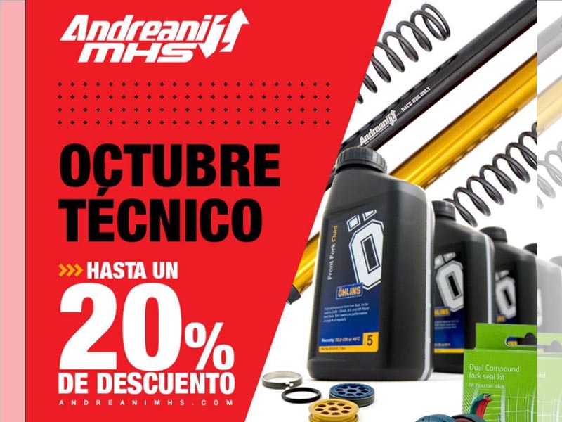 AndreaniMHS lanza su campaña “Octubre Técnico” con atractivos descuentos en recambio, aceites y grasas