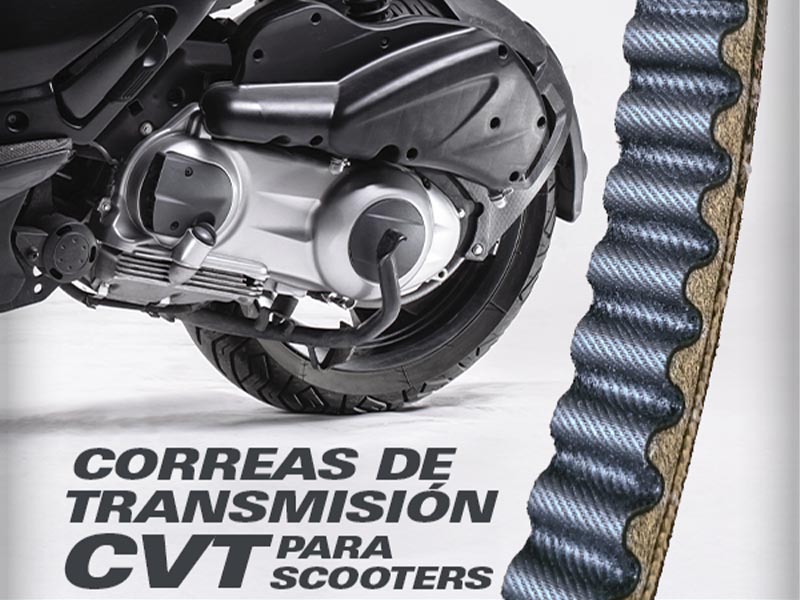 Larsson incorpora nuevas correas de transmisión CVT de JMP