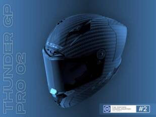 El casco LS2 Thunder GP Pro 02 ha recibido la certificación FIM FRHPhe-02