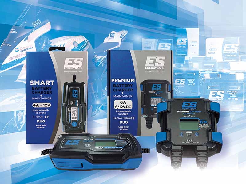 Euromoto85 distribuye los nuevos cargadores de baterías SMART y PREMIUM de EnergySafe