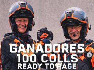 Marc Baurier y Ferran Sacristan, del Team KTM-Italo Motor, grandes triunfadores de la 100 Colls