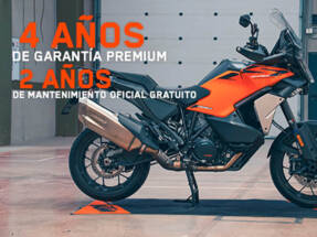 KTM España ofrece dos años de mantenimiento gratuito con la compra de las 1390 Super Adventure