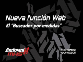 Andreani MHS estrena un buscador por medidas para moto, MTB y coche Andreani MHS estrena un buscador por medidas para moto, MTB y coche